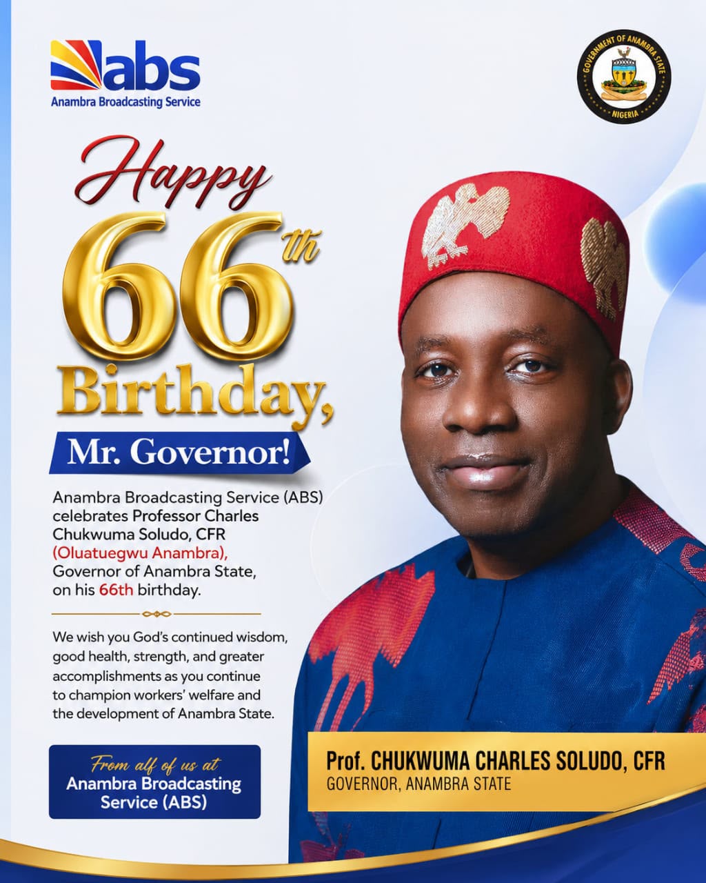 SOLUDO @66: Idemili South Mayor Hails Governor’s Transformational Leadership