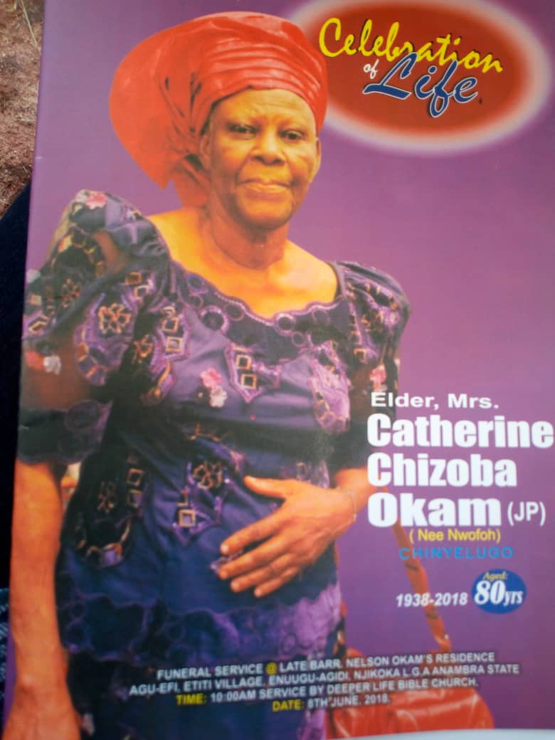 Family, Friends Mourn Late Elder Mrs Okam