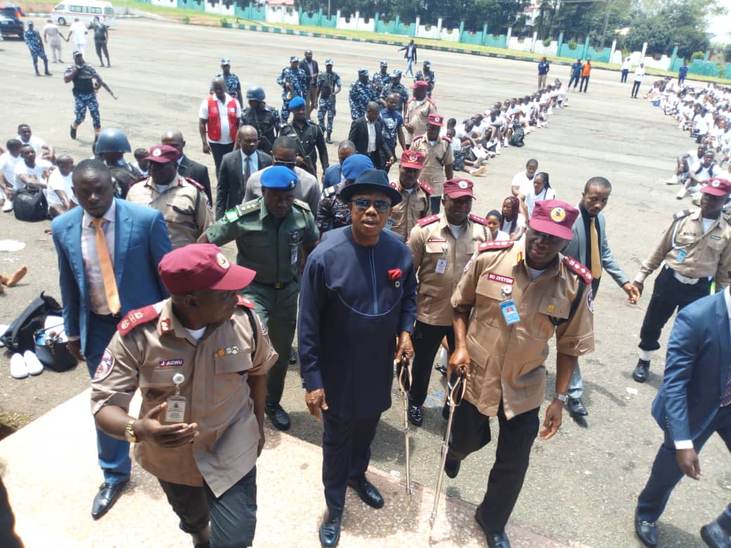 FRSC Recruitment Exercise: 324,000 Applicants Scramble For 4000 Positions, Corps Marshal Oyeyemi Visits Awka Screening Center