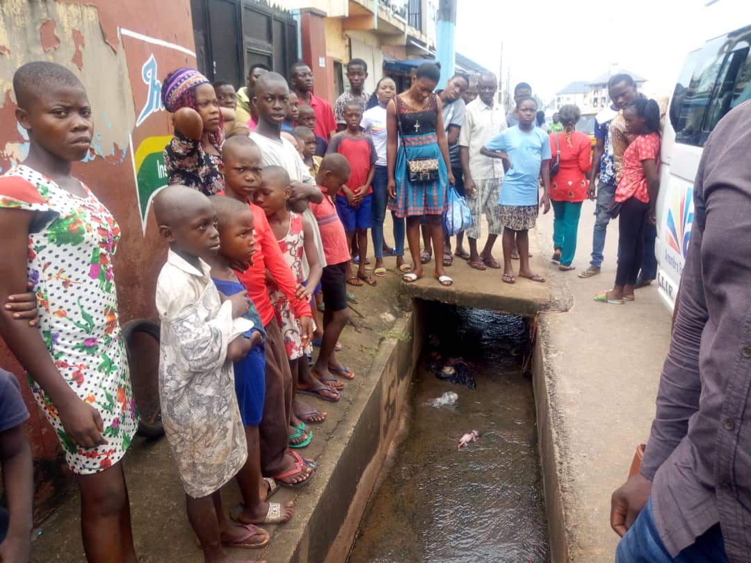 Remains Of  Aborted Baby Dumped In Water Channel In Awka