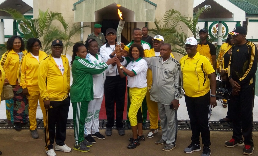 2018 National Sports Festival: Torch Of Unity Arrives Anambra