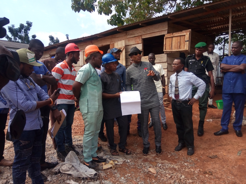 Rebuilding Work On Enugwu-Ukwu General Hospital Advances