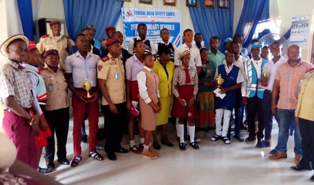 Marist Brothers Sec. Sch. Nteje Wins FRSC 2018 Secondary School Final Quiz Competition