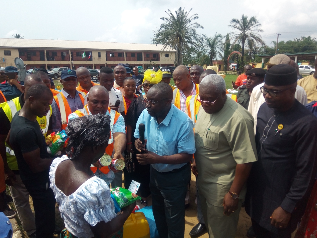 NEMA Commences Distribution Of Relief Materials To Persons Affected By Flood In Anambra