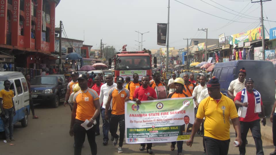 Dry Season: Anambra Fire Service Embarks On Campaign On Safety Measures Against Fire Outbreak