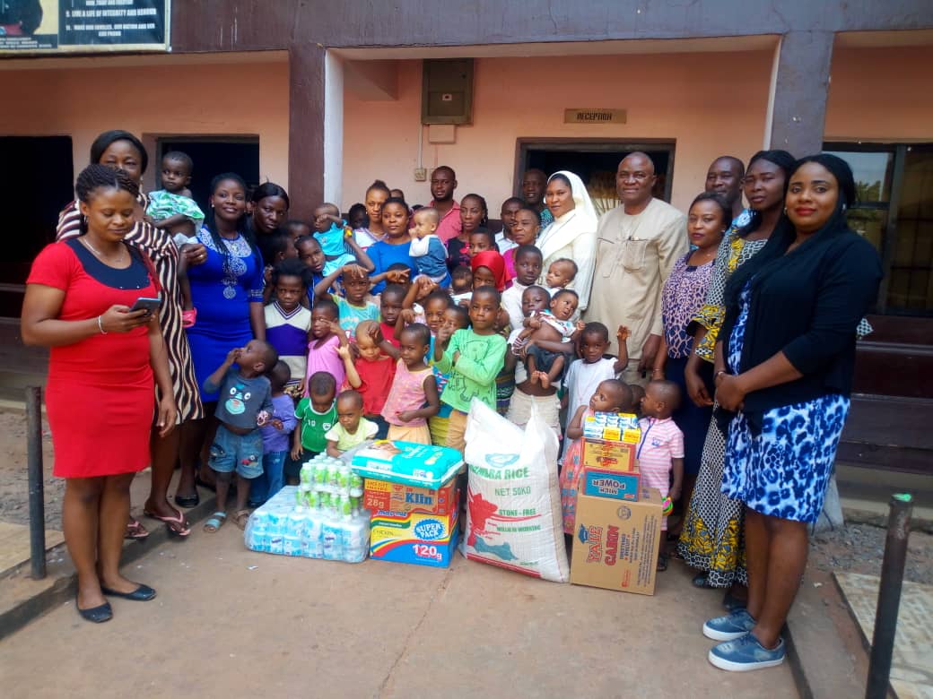 Model Community Children’s Home Ifite Awka Receives Succour From Prayer Group Under Anambra Deputy Gov’s Office