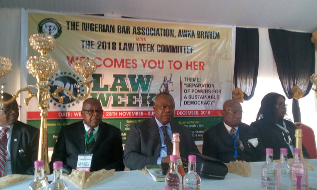 NBA Awka Commences BAR Week, Asks Legal Practitioners To Promote Peaceful Co-existence