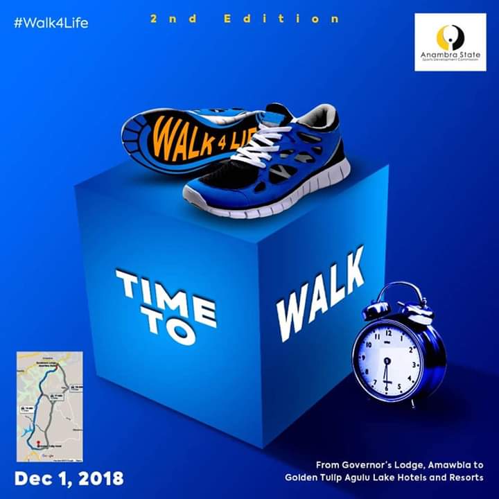 Anambra Monthly Walk 4 Life Holds Today