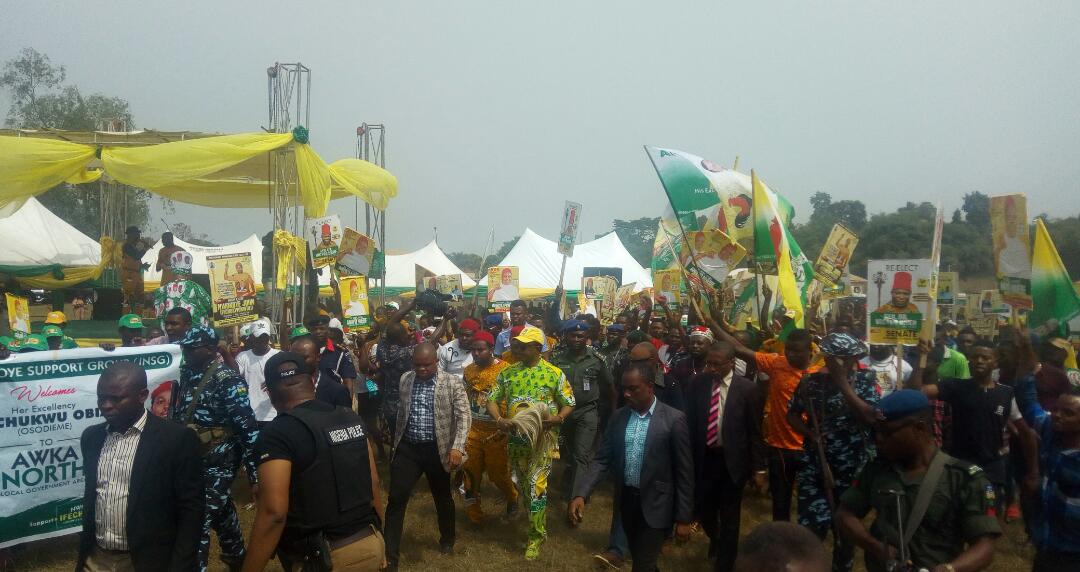 Obiano Drums Support For APGA Candidates,  Reassures On Sustaining Tempo Of Work On Road Projects