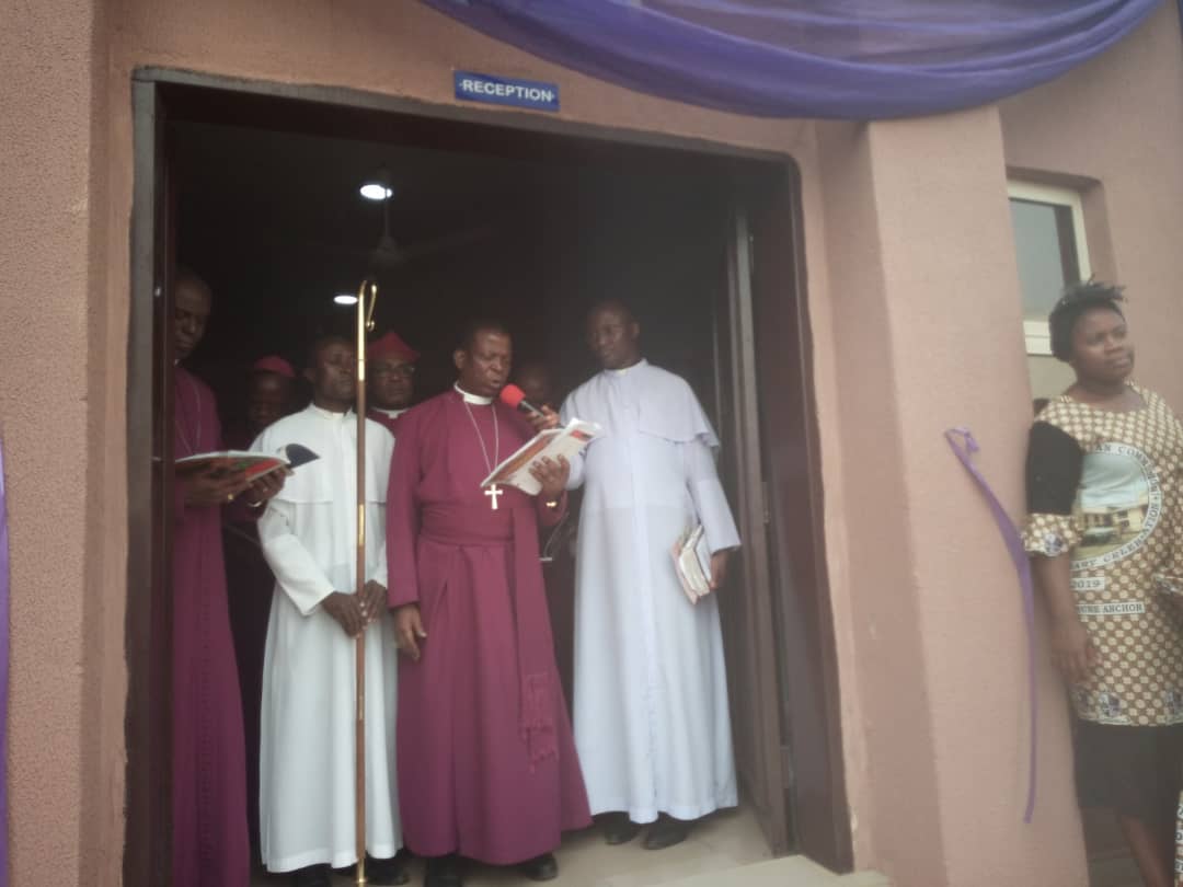 Archbishop Okoh Inaugurates Amichi Diocesan Secretariat,  College Of Nursing Sciences