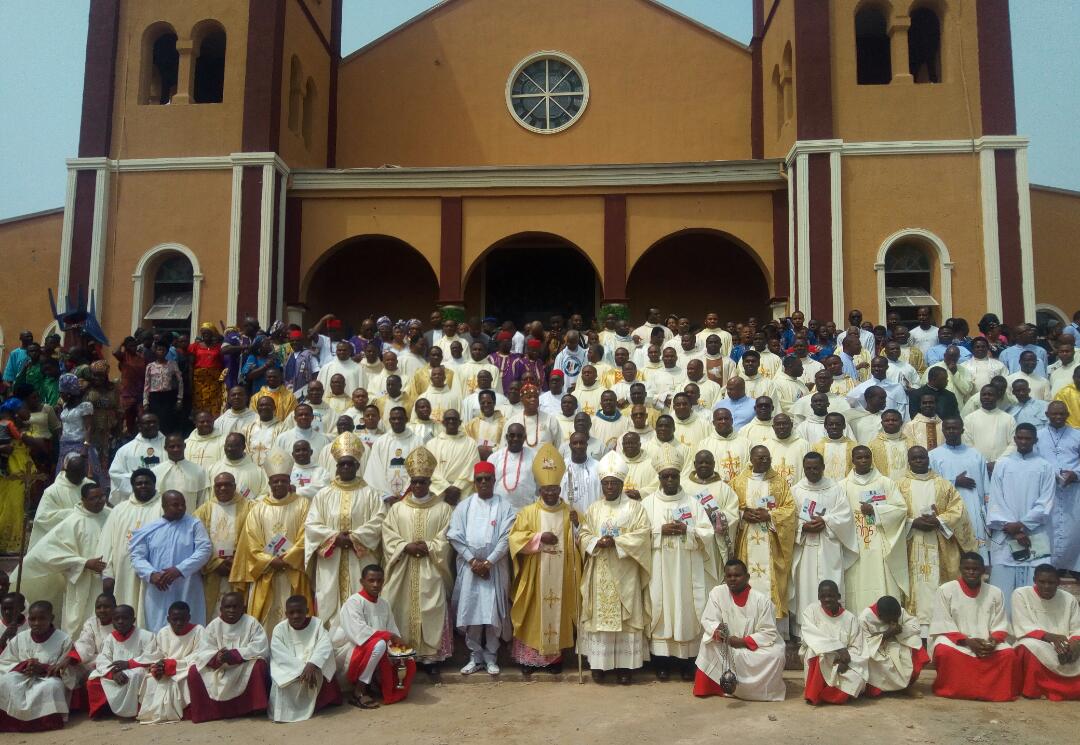 Cardinal Arinze Rededicates  St. Joseph Catholic Church Aguleri Rebuilt By Obiano