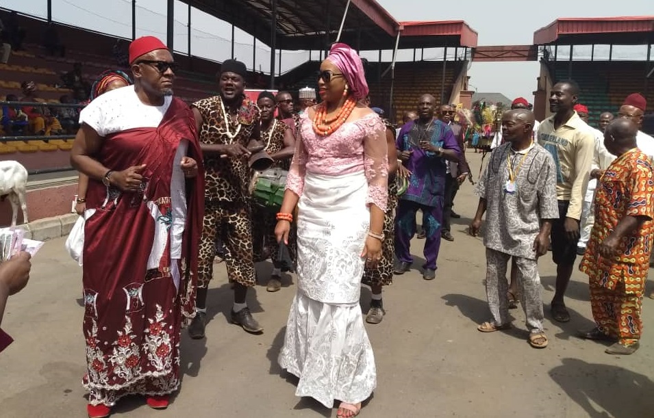 ABS MD/CEO  Nworah And Wife  Admitted Into Enugwu – Ukwu Na Umunri Traditional Cabinet