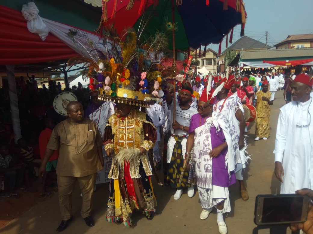 Obiano Urges Communities To Promote Peace As Aguleri Monarch Igwe Idigo Celebrates Ovala