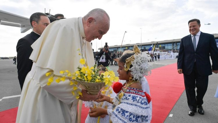 Pope Francis Begins Visit To Panama