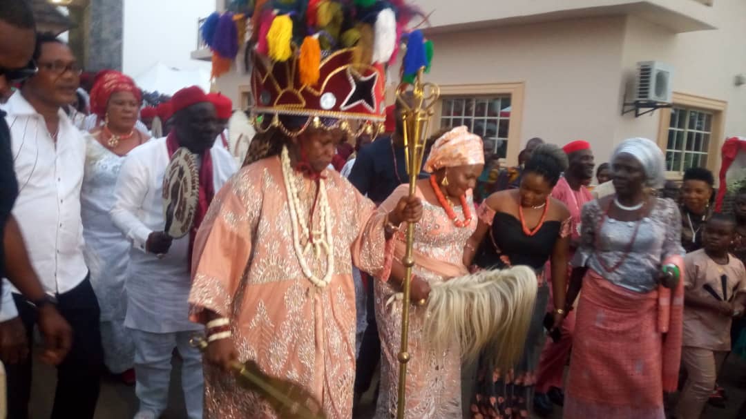 Umueri Monarch Igwe  Emeka Celebrates Ovala Festival