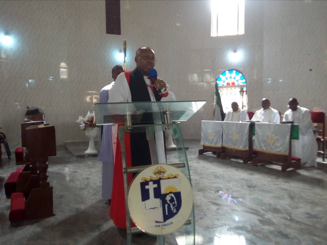 Bishop Ibezim On Pastoral Visit To Anglican Church Of Resurrection Amawbia, Awka South Council Area