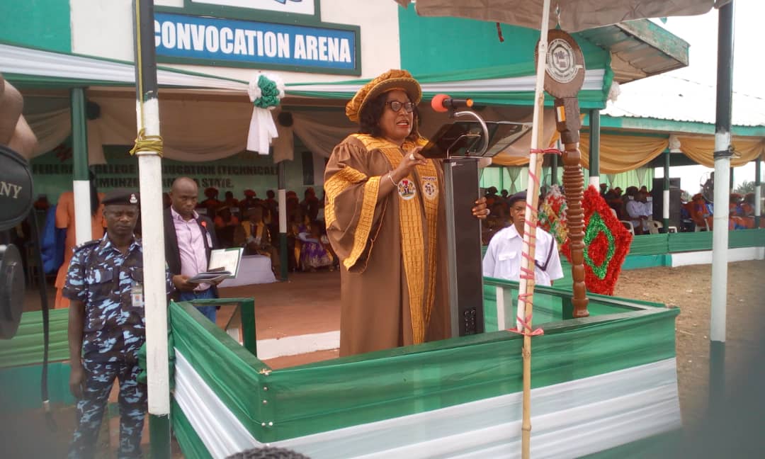 FCET Umunze Holds Matriculation Ceremony, Cautions Students Against Cultism Anti-social Activities