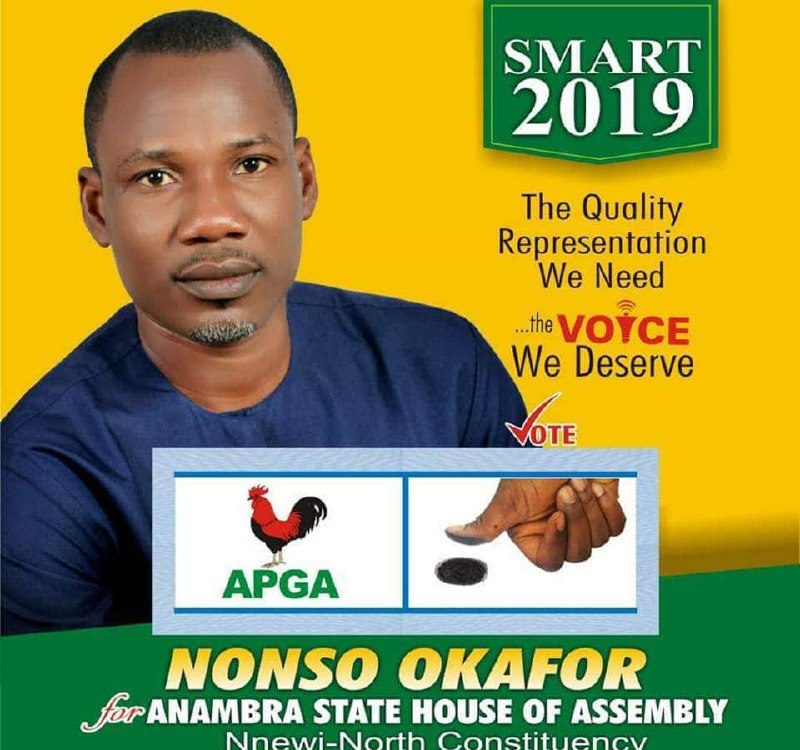 Nonso Smart Okafor Of APGA Wins Nnewi North State Constituency Election