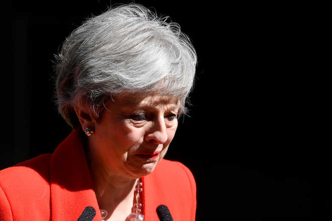 British PM May To Step Down As Conservative Leader June 7