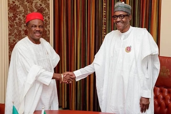 Obiano Visits Buhari, Calls For More Federal Projects In Anambra