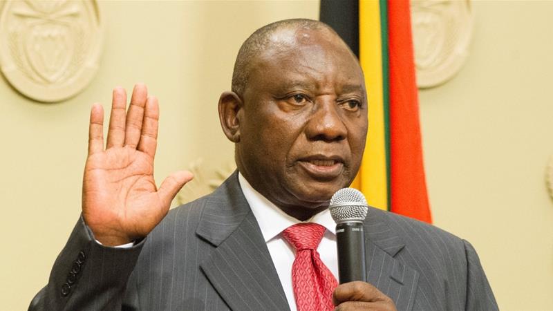 Cyril Ramaphosa sworn in As South Africa President