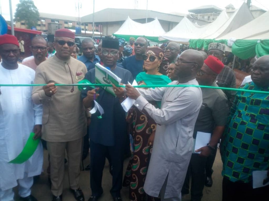 FG Inaugurates Erosion Control Project At Ochanja Market Onitsha