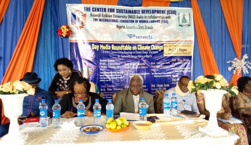 Media Round-table On Climate Change Ends In Awka