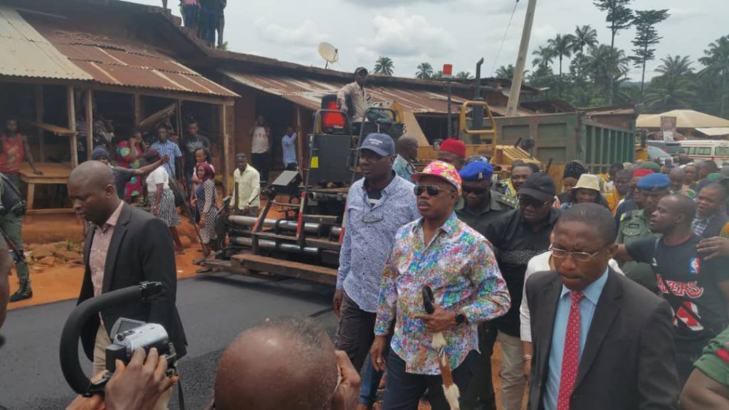 Obiano Visits Ekwulimili Road, Assures Of Completion Of All Ongoing Roads In The State