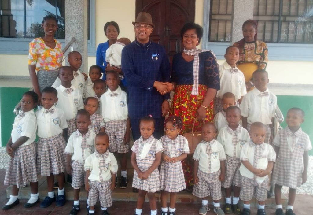 Anambra Deputy Gov. Okeke Hosts Pupils On Courtesy Call, Tasks Teachers On Child Upbringing