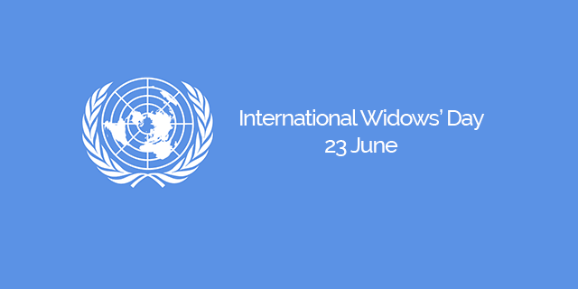 Today Is International Widows Day.