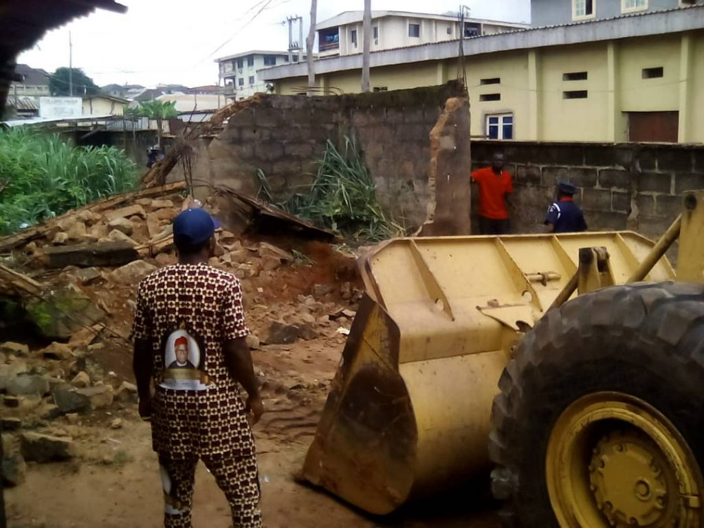 Ogbaru LG Council Demolishes Illegal Structures At Nkpikpa Layout