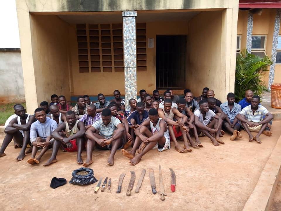 90 Cultists Arrested By Police In Anambra