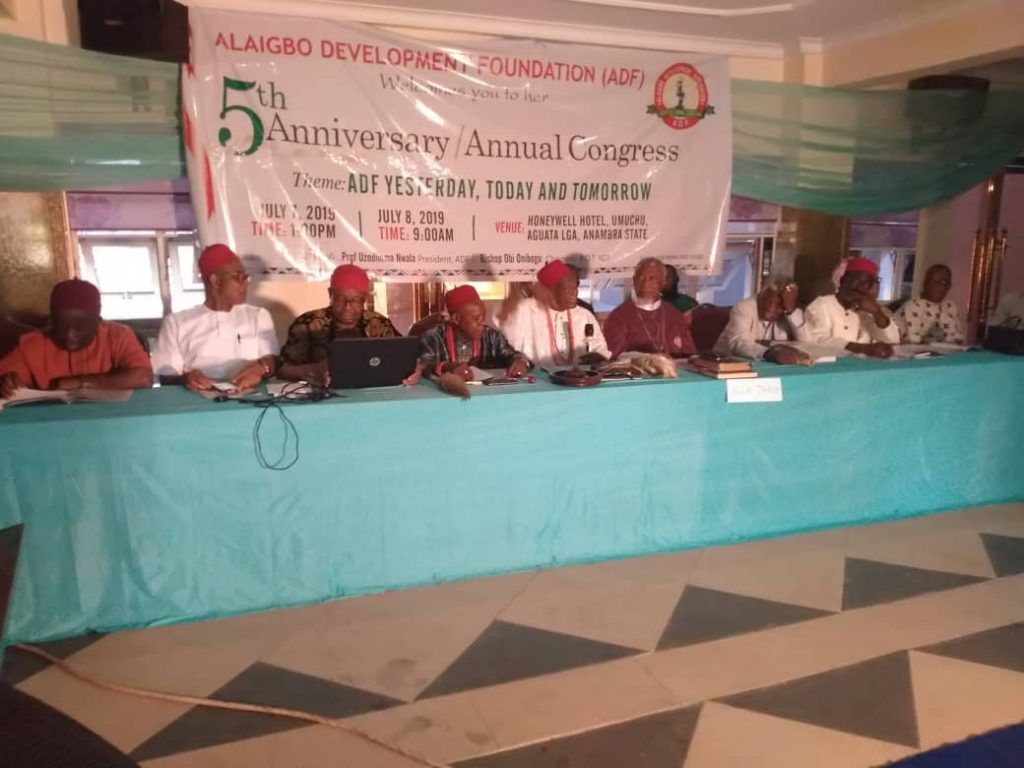 Alaigbo Development Foundation Marks 5Th Anniversary At Umuchu , Asks Ndigbo To Invest In South East