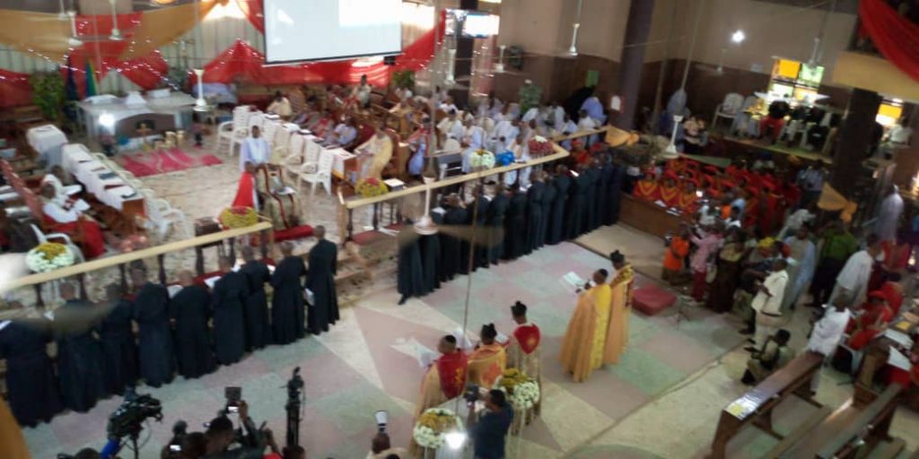 Nnewi Diocese :  Archbishop Okpala Performs Last Ordination Service,  Ordains 25 Deacons