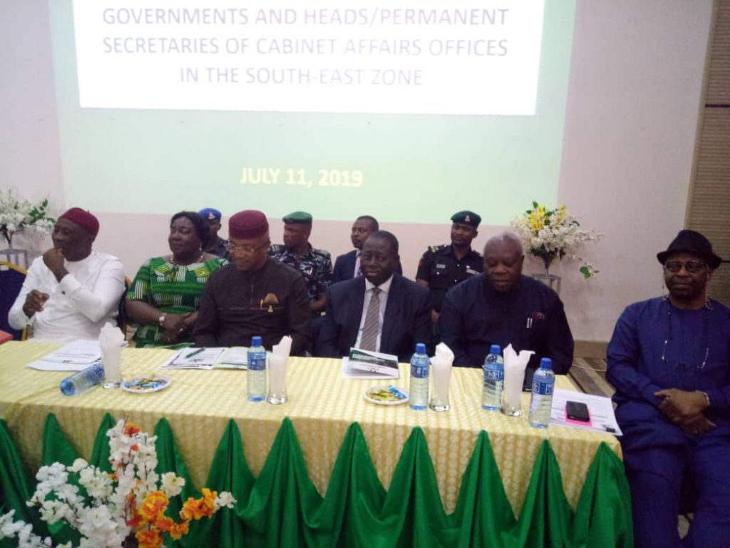 SGF Holds  Regional Meeting With  South East SSGs At  Agulu, Anambra State