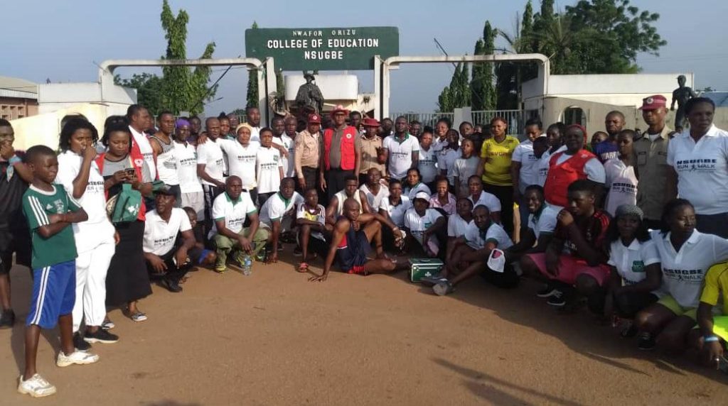 Nsugbe Community Holds Run And Walk For Life