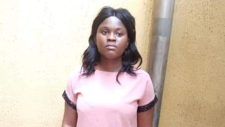 Lagos Police Arrest 24 Year – Old Woman Who Appeared On A Viral Video Detaining A Boy In A Dog Kennel In Lagos