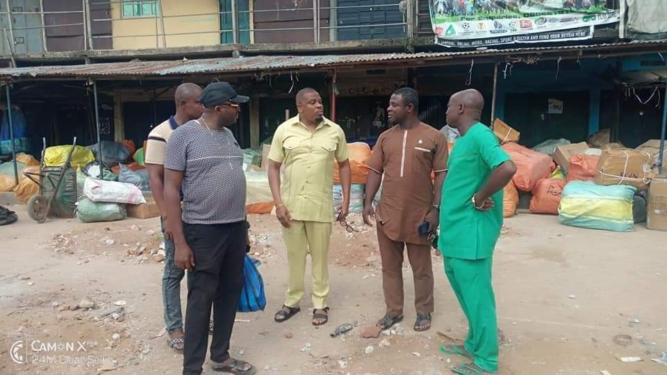 Anambra State Commissioner For Public Utilities Ezenwanne Inspects Ongoing Installation Of Fire Hydrants At Ochanja Market