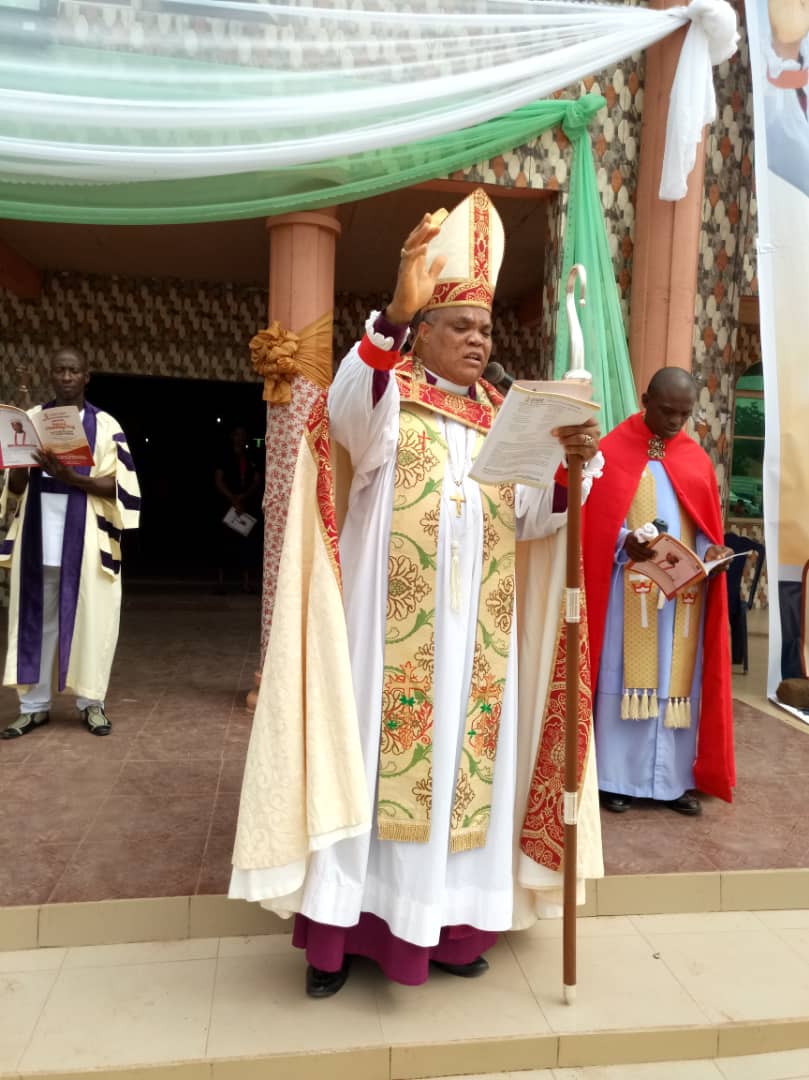 Bishop Ekwe Visits Ayamelum Archdeaconry , Urges Christians To Use Talents To Serve God