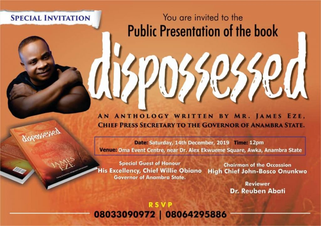 Reuben Abati To Serve As Reviewer At James Eze’s ‘Dispossessed’ Public Presentation