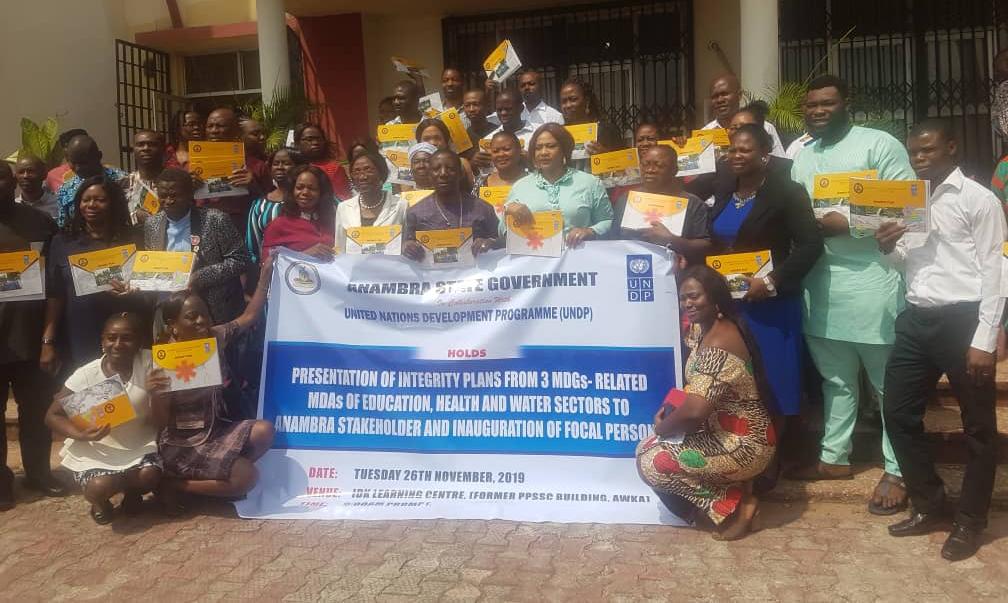 Anambra,  UNDP  Initiate Integrity Plans For Education, Health And Water  Sectors