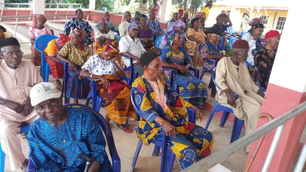 Obiano’s Aide Nebe Gives Financial  Empowerment To Over 50 Aged Persons In Ufuma Community, Orumba South Council Area