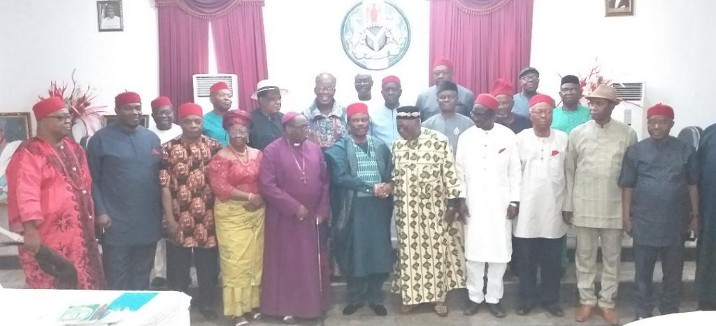 Igbo Leaders Of Thought Visit Obiano  At  Amawbia, Reecho Call For Restructuring