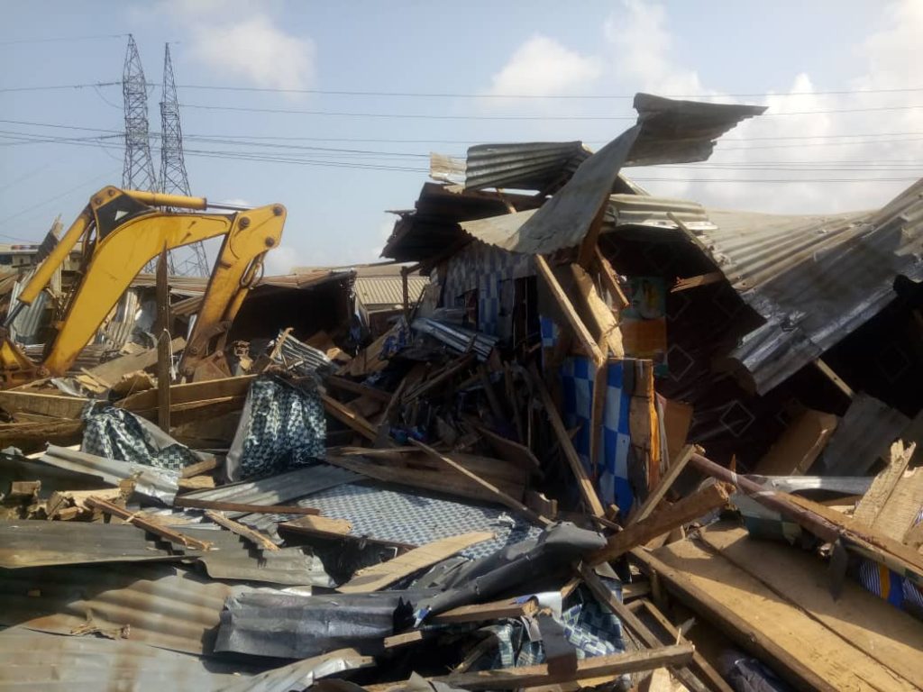 Anambra Govt Demolishes Illegal Structures Under Power Lines  In Ogbaru And Oyi Council Areas