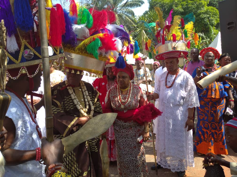 Igwe Obodoakor Celebrates Ofala Festival At Agulu