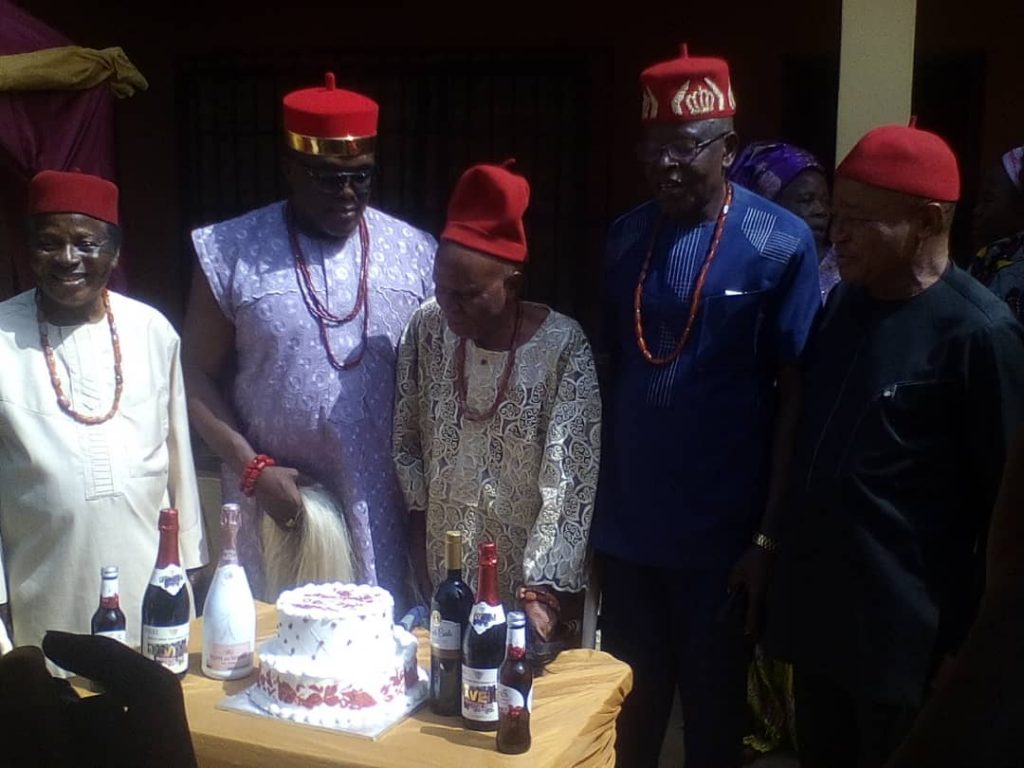 Veteran Broadcaster Joe Mmaduekwe @ 90 ,Celebrates At Ojoto Idemili South Council Area