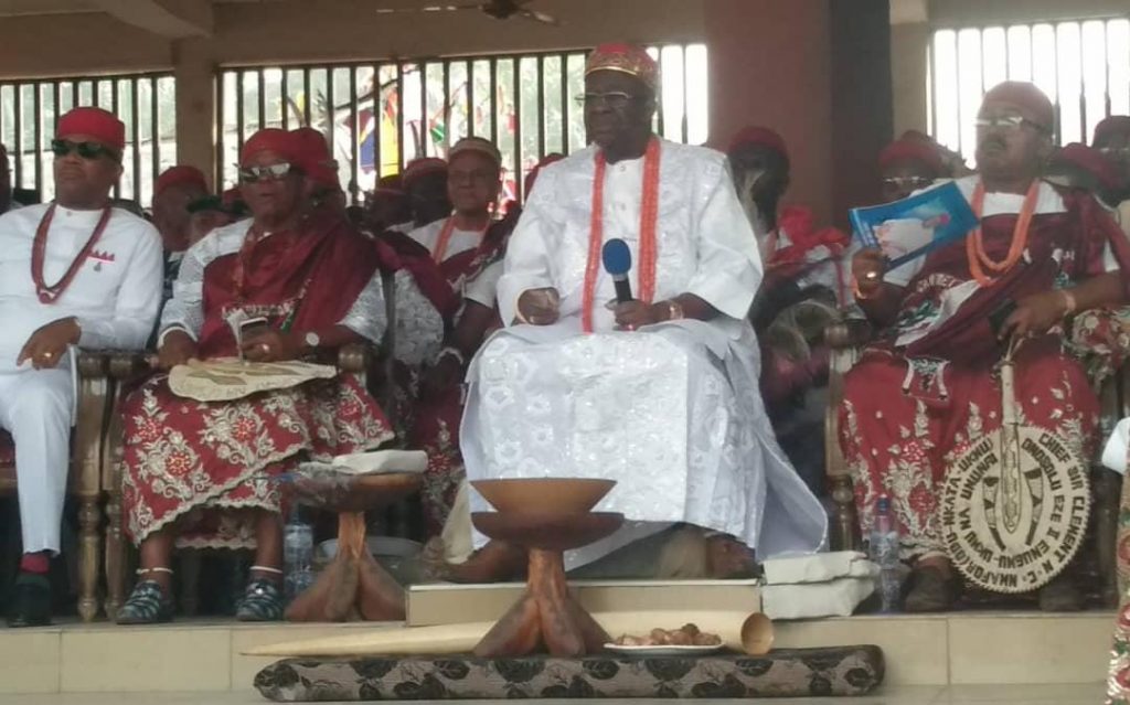 Enugwu-Ukwu Monarch Igwe Ekpeh Predicts Peace, Breakthrough And Success in 2020.