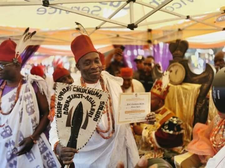 Former CBN Governor Soludo Conferred With Chieftaincy Tittle Of Odenjiji Aguleri By Igwe Idigo