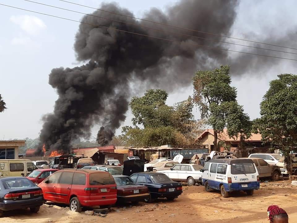 Tanker Explosion Kills One At Amawbia Bypass, Anambra State