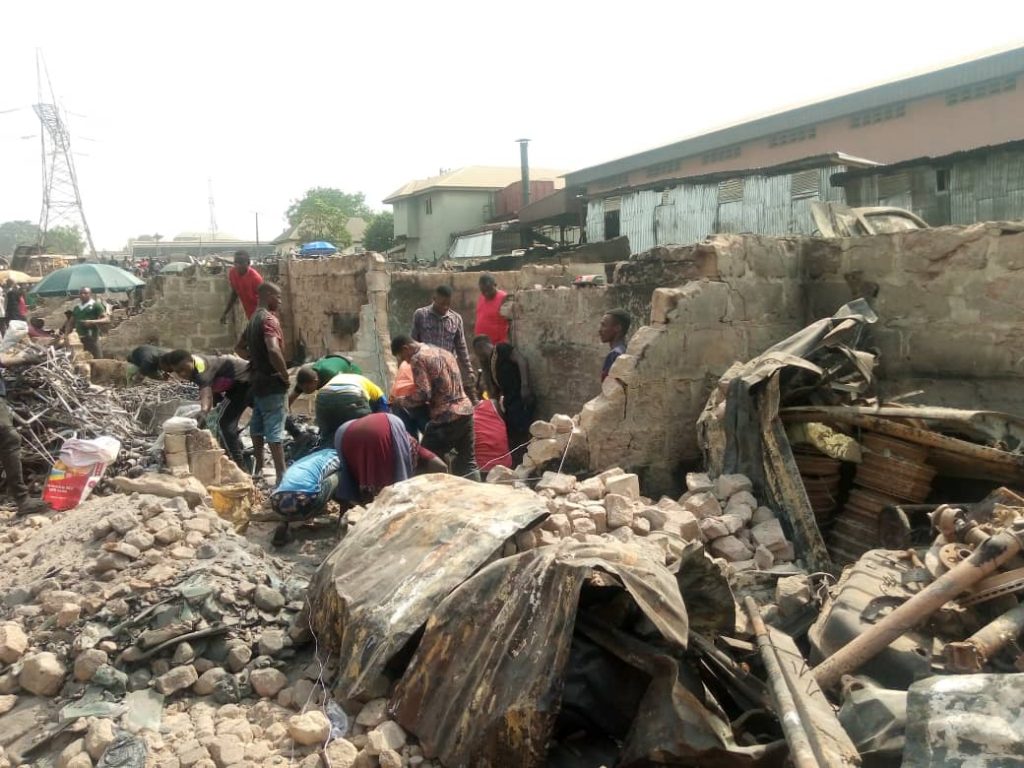 Fire Disaster: NEMA,  SEMA  Visit  Mgbuka Obosi Market